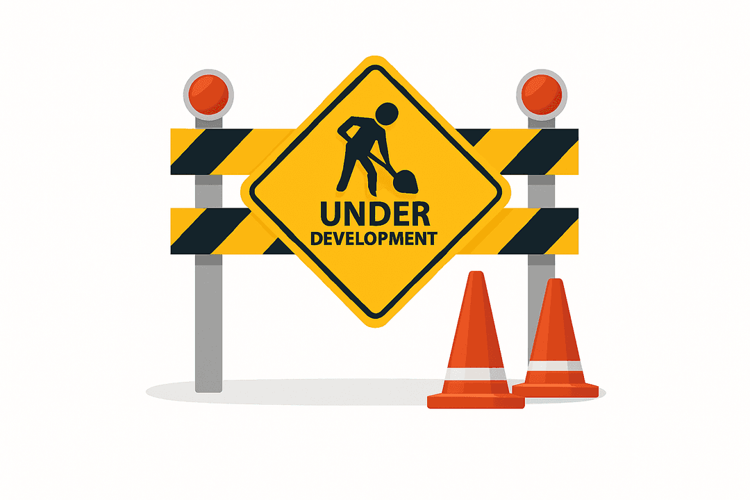 Under Development Sign