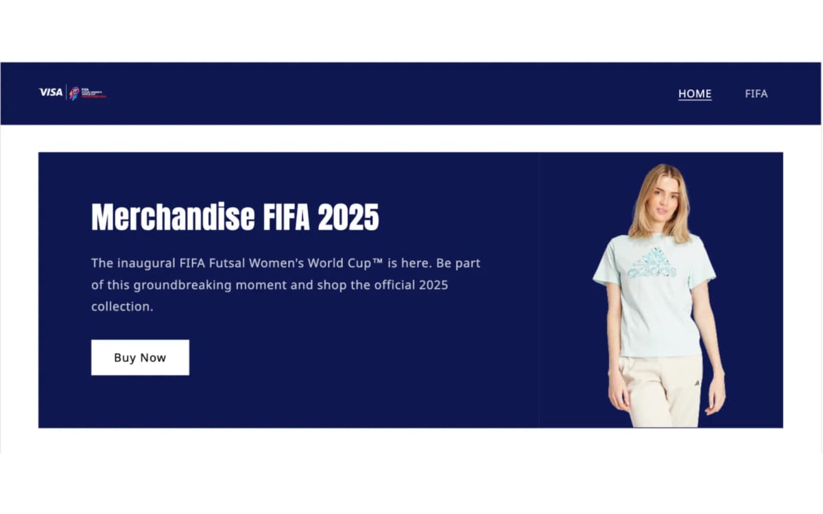 An image of the FIFA Merchant Shopify project.